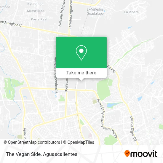 The Vegan Side map