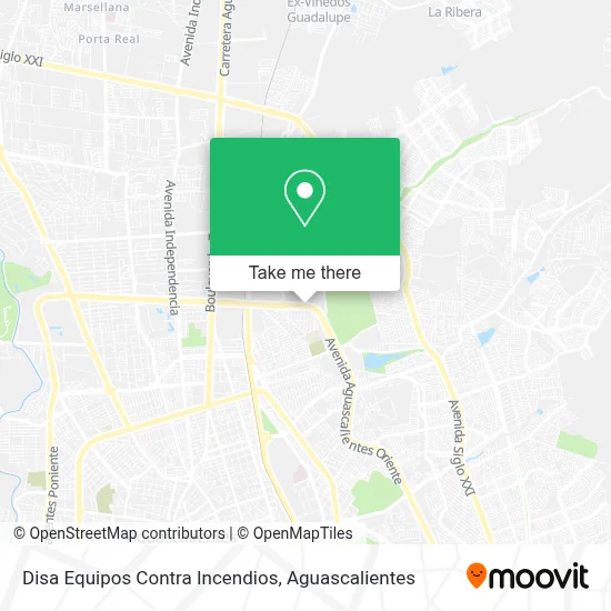 Disa Equipos Contra Incendios map