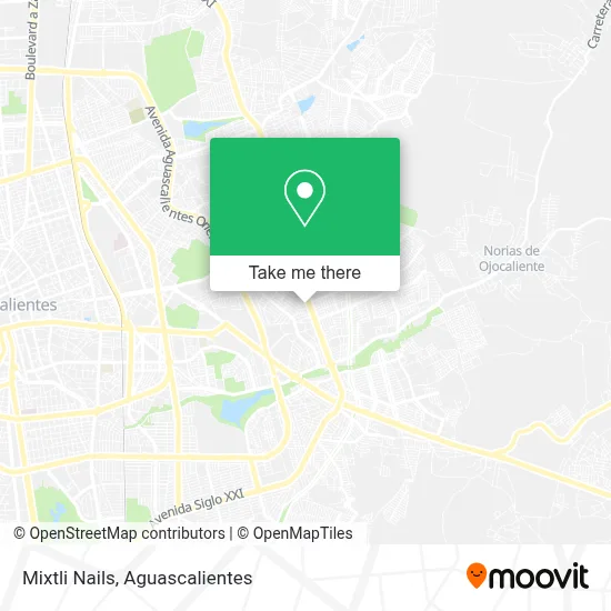 Mixtli Nails map
