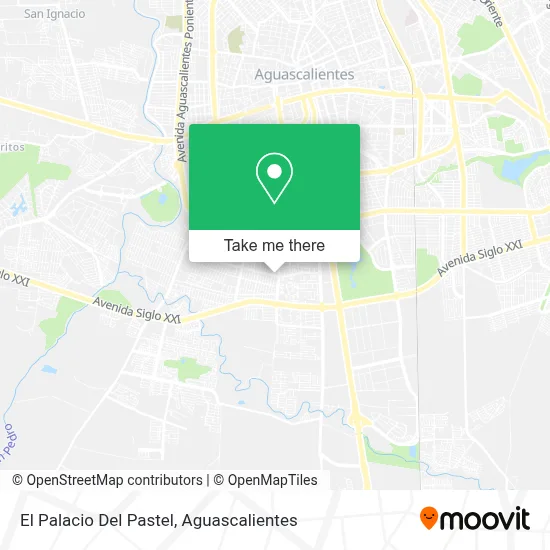 El Palacio Del Pastel map