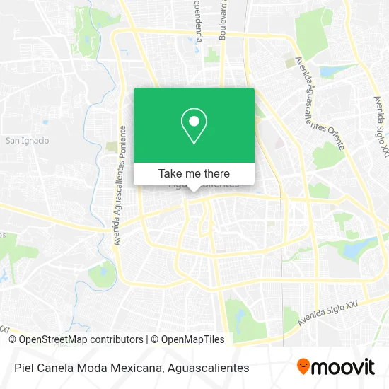 Piel Canela Moda Mexicana map