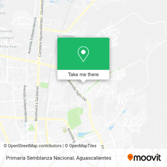 Primaria Semblanza Nacional map