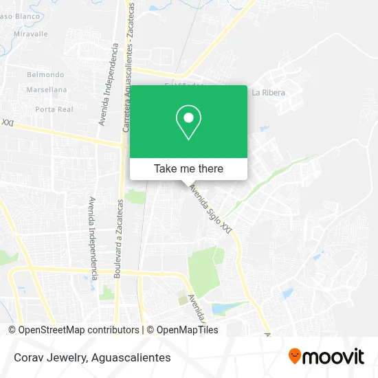 Corav Jewelry map