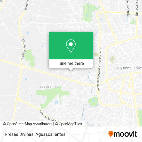 Fresas Divinas map
