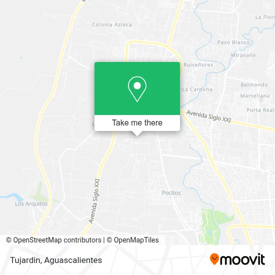 Tujardin map