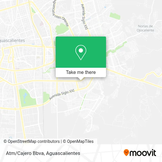 Atm/Cajero Bbva map