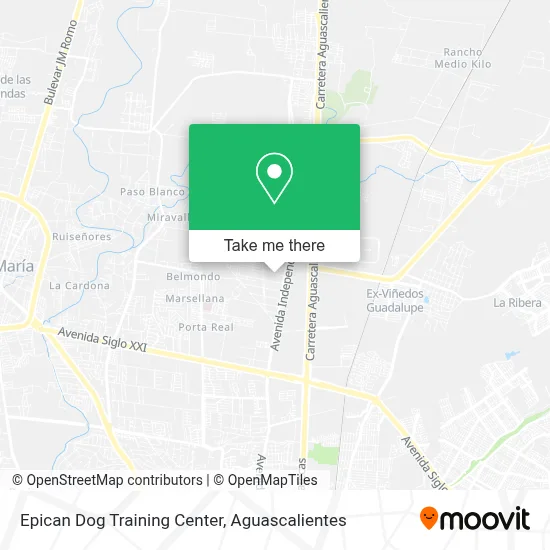 Epican Dog Training Center map