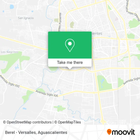 Berel - Versalles map