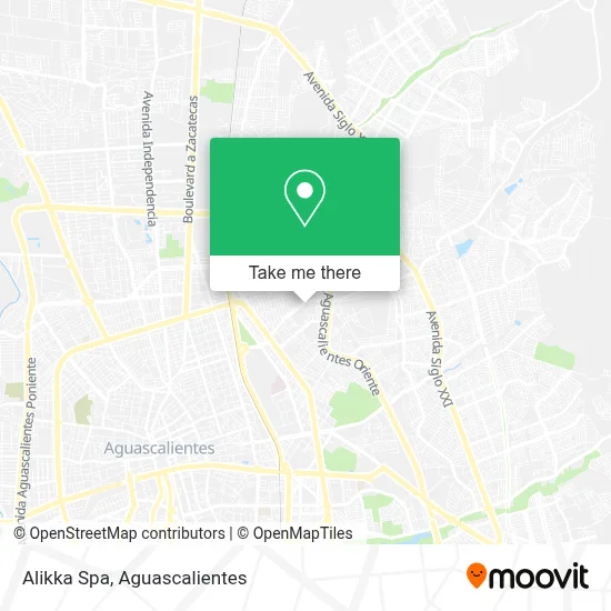 Alikka Spa map