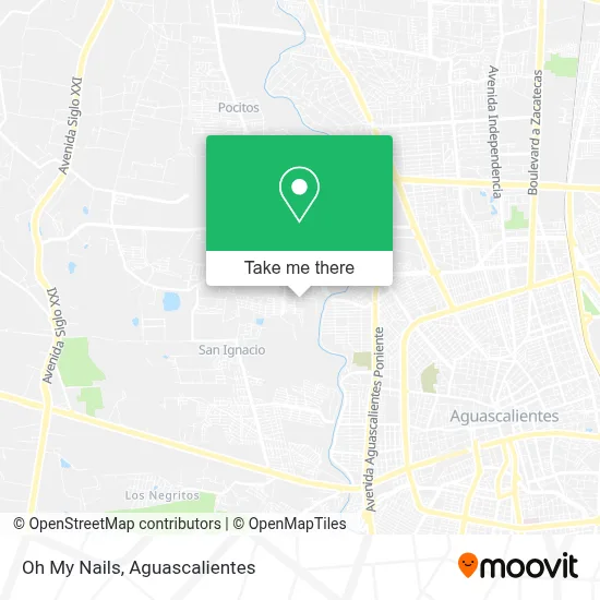Oh My Nails map
