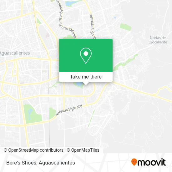 Bere's Shoes map