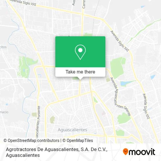 Agrotractores De Aguascalientes, S.A. De C.V. map