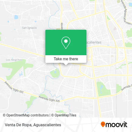 Venta De Ropa map
