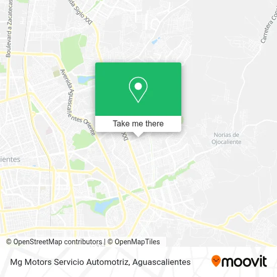 Mg Motors Servicio Automotriz map