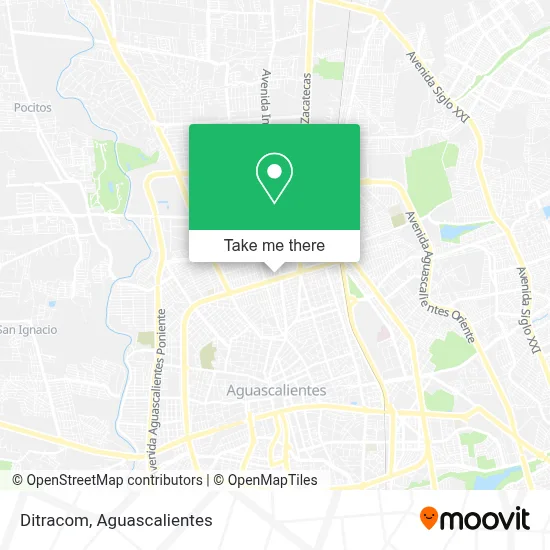 Ditracom map