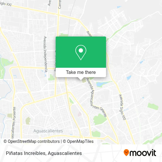 Piñatas Increíbles map