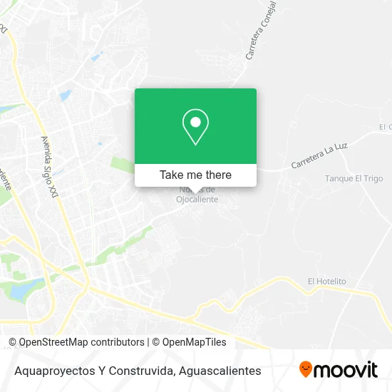 Aquaproyectos Y Construvida map