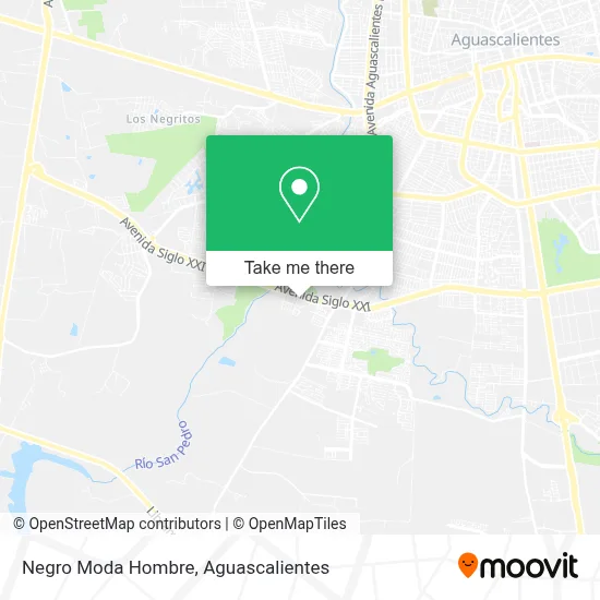 Negro Moda Hombre map