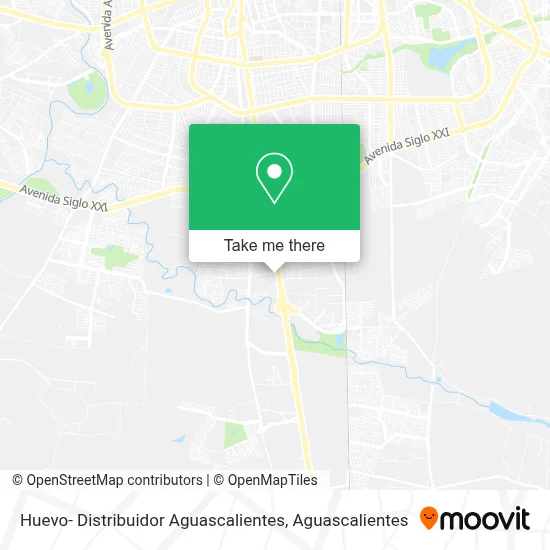 Huevo- Distribuidor Aguascalientes map