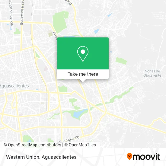Western Union map