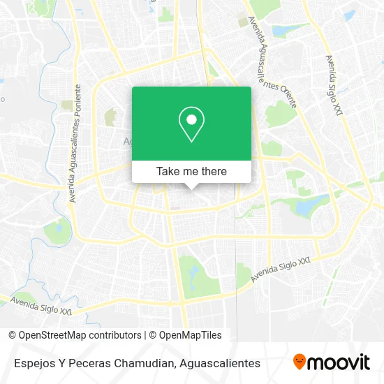 Espejos Y Peceras Chamudian map
