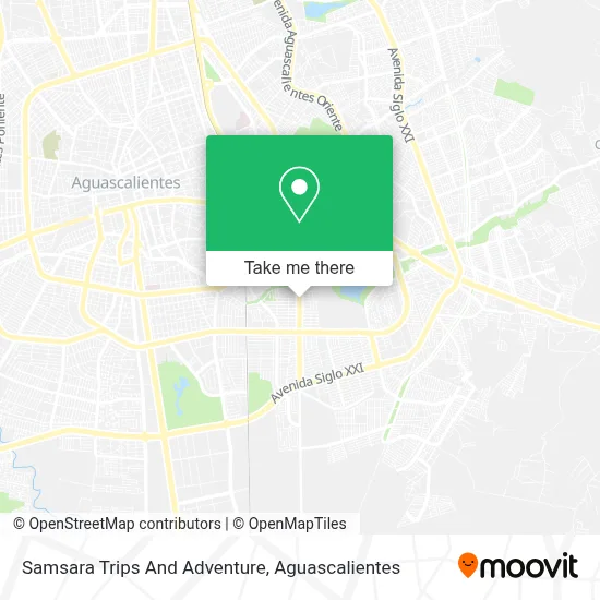 Samsara Trips And Adventure map