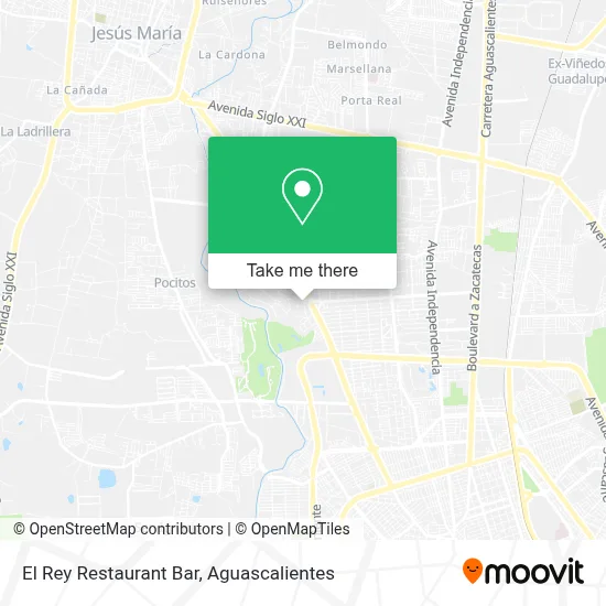 El Rey Restaurant Bar map