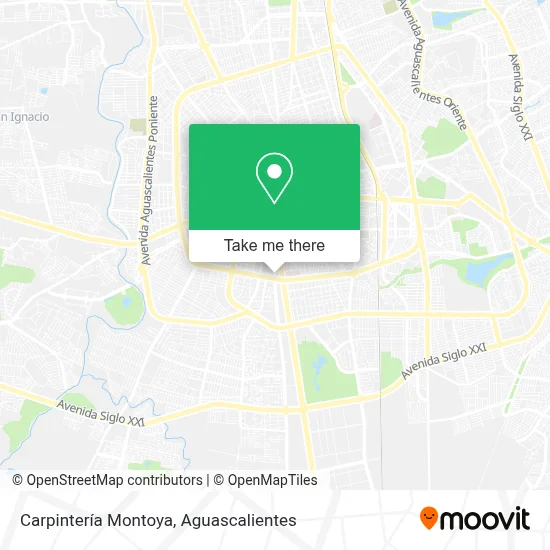 Carpintería Montoya map