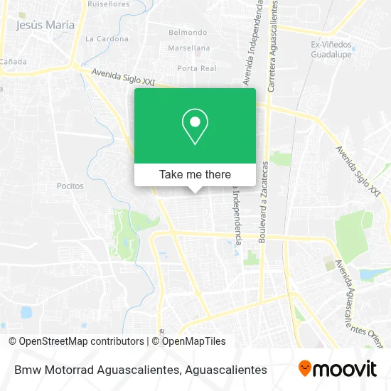 Bmw Motorrad Aguascalientes map