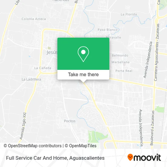 Full Service Car And Home map