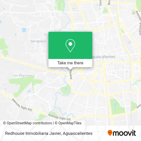Redhouse Inmobiliaria Javier map
