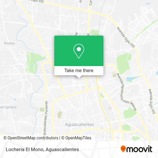 Lochería El Mono map