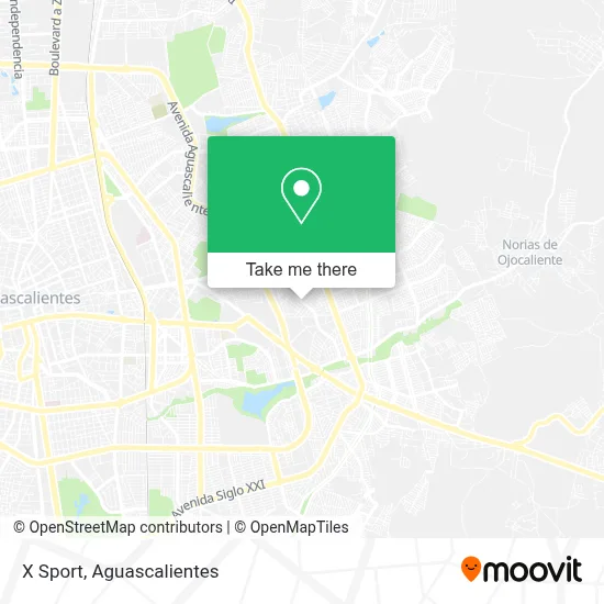 X Sport map