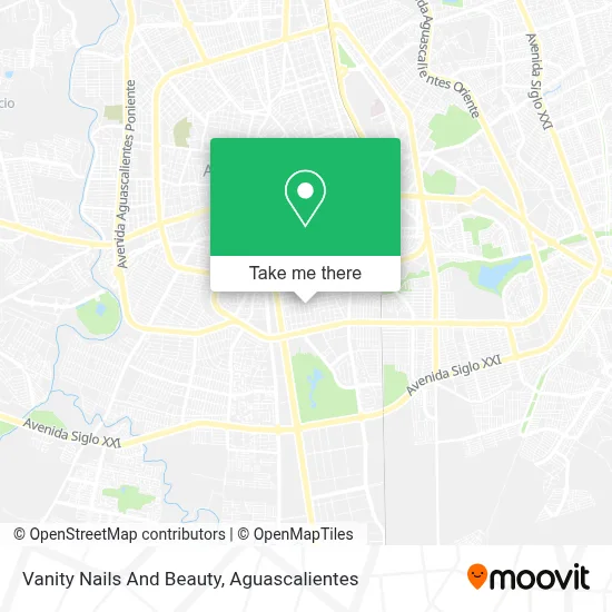 Vanity Nails And Beauty map