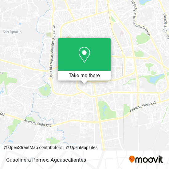 Gasolinera Pemex map