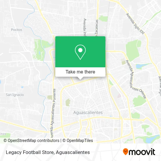 Legacy Football Store map