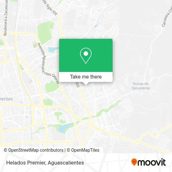 Helados Premier map