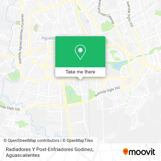 Radiadores Y Post-Enfriadores Godinez map
