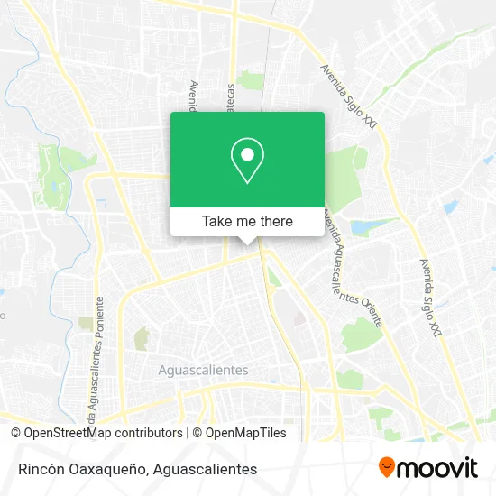 Rincón Oaxaqueño map