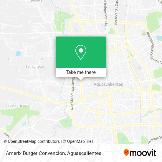 Amerix Burger Convención map