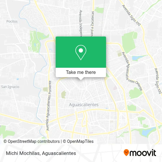 Michi Mochilas map