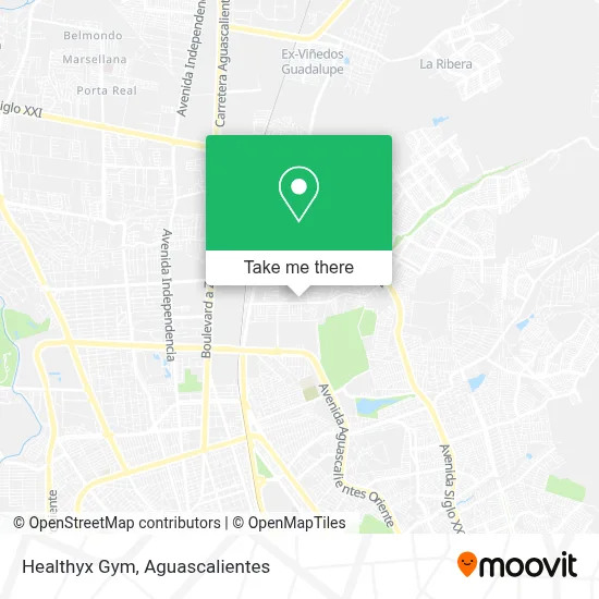 Healthyx Gym map
