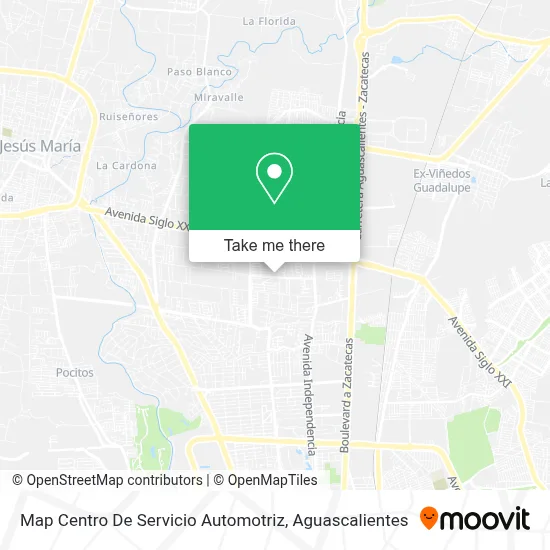 Map Centro De Servicio Automotriz map
