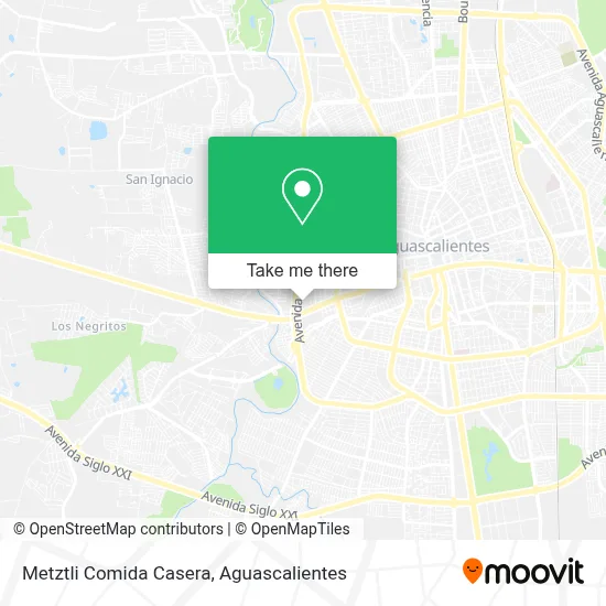 Metztli Comida Casera map