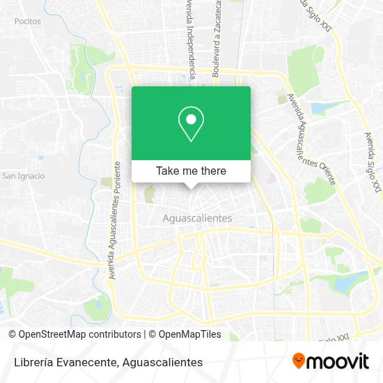 Librería Evanecente map