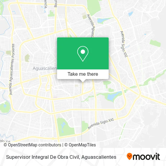 Supervisor Integral De Obra Civil map