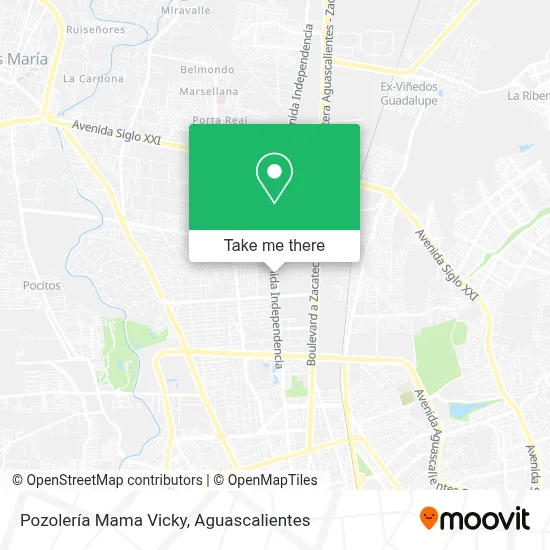 Pozolería Mama Vicky map