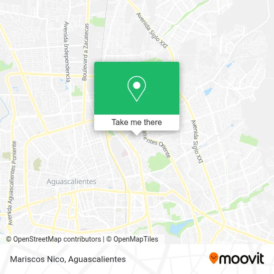 Mariscos Nico map