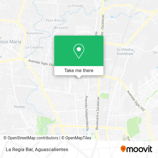 La Regia Bar map