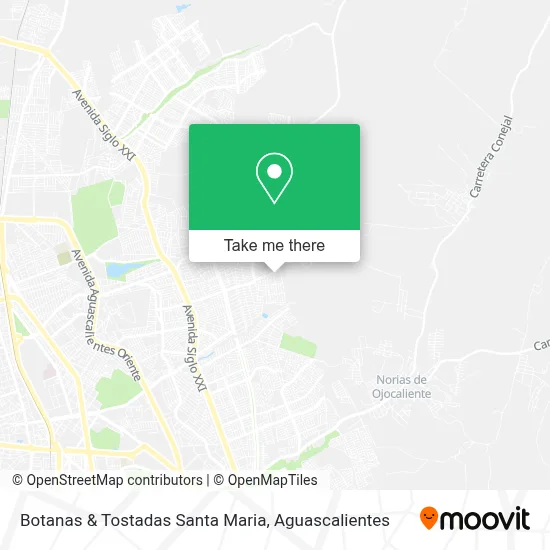 Botanas & Tostadas Santa Maria map